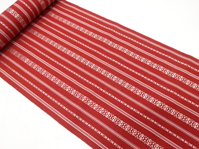 JAPANESE KIMONO / ANTIQUE BOLT FOR HASSUN OBI / HAKATA